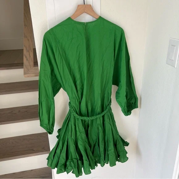 RHODE Ella Mini Dress In Green - Picture 9 of 10